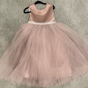 2T toddler Flower Girl Dress - Mauve. Worn once. Perfect condition.